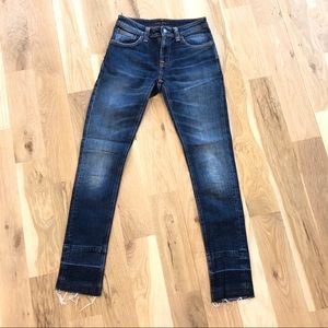 Nudie Jeans Co. skinny Lin turn downs 26